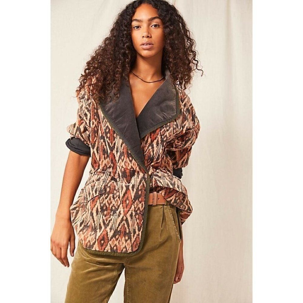 NWT WE THE FREE PEOPLE Sz M ADA QUILTED JACKET
